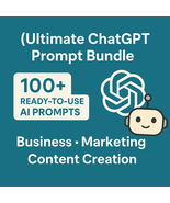 100 + Ready-to-Use AI Prompts for Business, Marketing &amp; Content Creation. - €6,39 EUR