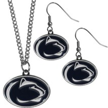 NCAA Siskiyou Sports Womens Penn State Nittany Lions Dangle Earrings and Chain - $17.77