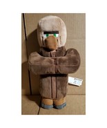 Spin Master Jinx Mojang 12&quot; Minecraft Farmer Villager Plush 2016 - $95.00