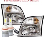 WINNEBAGO VECTRA 2004 2005 2006 LED HEADLIGHTS HEAD LIGHTS LAMPS PAIR RV - $257.39