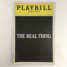Playbill The Real Thing by Tom Stoppard, Mike Nichols at Plymouth Theatre - £22.71 GBP