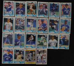 1990 Fleer Toronto Blue Jays Team Set of 22 Baseball Cards Missing 4 Cards - £1.60 GBP