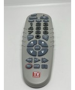 TV Guide TVG1307 Remote Control 3 Device Gray Genuine Factory - Elderly ... - $8.02