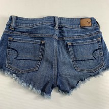 American Eagle Womens Shorts Size 0 Floral Embroidered Shortie Low Rise ... - $24.75