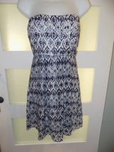 My Michelle Strapless Navy /White Lace Dress Size 7 Women&#39;s - £17.45 GBP