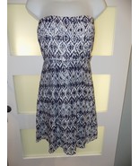 My Michelle Strapless Navy /White Lace Dress Size 7 Women&#39;s - £17.50 GBP