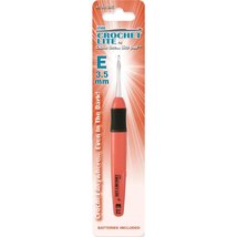 Cornerstone Products Lite Crochet Hooks, Size E, 3.5mm, Red Orange - £10.99 GBP