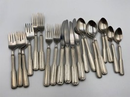 Reed &amp; Barton Pewter JAMESTOWN 20 pc Set (4 x 5pc Place Settings) Fiddle... - £156.90 GBP
