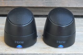 iHome IHM79 Black Portable Rechargeable Speakers ~ NO CORD ~ ships free - $19.99