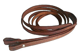 6 SETS - Western Saddle Horse 7&#39; Leather Split Reins w/ Chicago Screw Bit Ends - £46.89 GBP