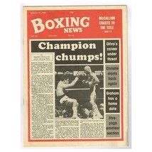 Boxing News Magazine October 26 1984 mbox3098/c  Vol 40 No.43 Champion chumps! - $3.91