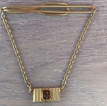 Vintage Swank Grange TIE Chain Clip Clasp Gold tone 1940-50s Mens  - $23.76