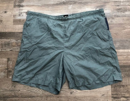 Nike Mens Size 2XL Green Lined Netted Briefed Swim Trunks Shorts with Po... - $18.51