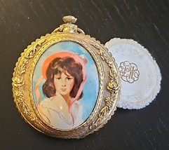 Vintage Max Factor Heirloom Compact Creme Puff Translucent Pressed Powde... - $34.64