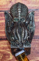 Octopus Kraken Mythical God Call of Cthulhu Wall Beer Bottle Opener Figu... - $33.99