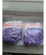 (2)  Easter Basket Grass Crinkled Paper, Purple. New - $10.29 CAD
