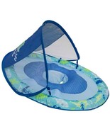 SwimWays BABY SPRING FLOAT SUN CANOPY Blue &amp; Green - Great Gift For Babi... - £19.32 GBP