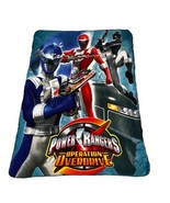 Power Rangers Operation Overdrive Throw Blanket 60”x45” Plush Gift Chris... - £29.28 GBP
