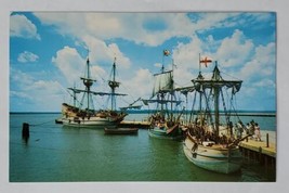 Postcard The Three Ships Founded Jamestown Virginia On May 13, 1607 Usa - $12.02