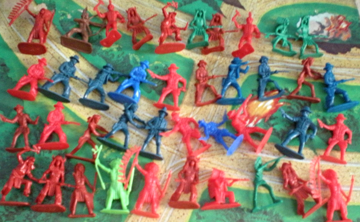 Cowboys &amp; Indians Toys -  (Lot of 40) - $9.50