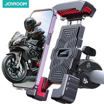 Joyroom Motorcycle Bike Phone Holder Mount,15s One-Push Quickly Install,1s Autom - £42.85 GBP