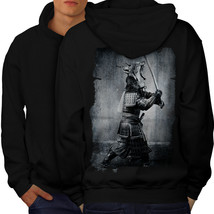 Samurai Asia Beast Animal Sweatshirt Hoody Warrior Men Hoodie Back - £16.58 GBP