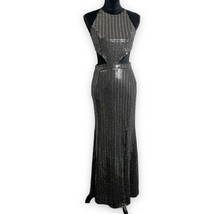 TOV Sparkly Cutouts Maxi Dress in Black Women&#39;s 38 - $71.86