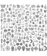 JIALEEY 200 PCS Wholesale Bulk Lots Jewelry Making Charms Mixed Smooth T... - £10.25 GBP