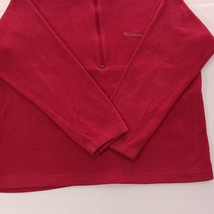 Columbia WU6176 Men's Hemlock Ridge Pullover Brick Red Fleece Jacket Size Large image 14
