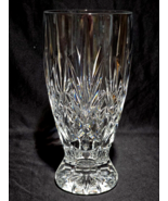 Cristal D&#39;Arques-Durand Flower Vase Mystique Pattern 11&quot; Blown Glass Cut... - $51.56 CAD