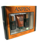 Aspen Gift Set for Men After shave 1.7 oz After Shave Balm 4 oz &amp; Cologn... - £43.33 GBP