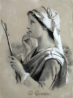 St. Genevieve by Céline Martin, sister of Therese of Lisieux – 3 sizes – Catholi