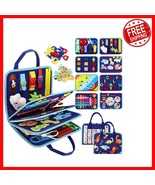 Toddler Montessori Busy Board - 8 Interactive Pages for Fun Learning &amp; T... - $715.68 MXN