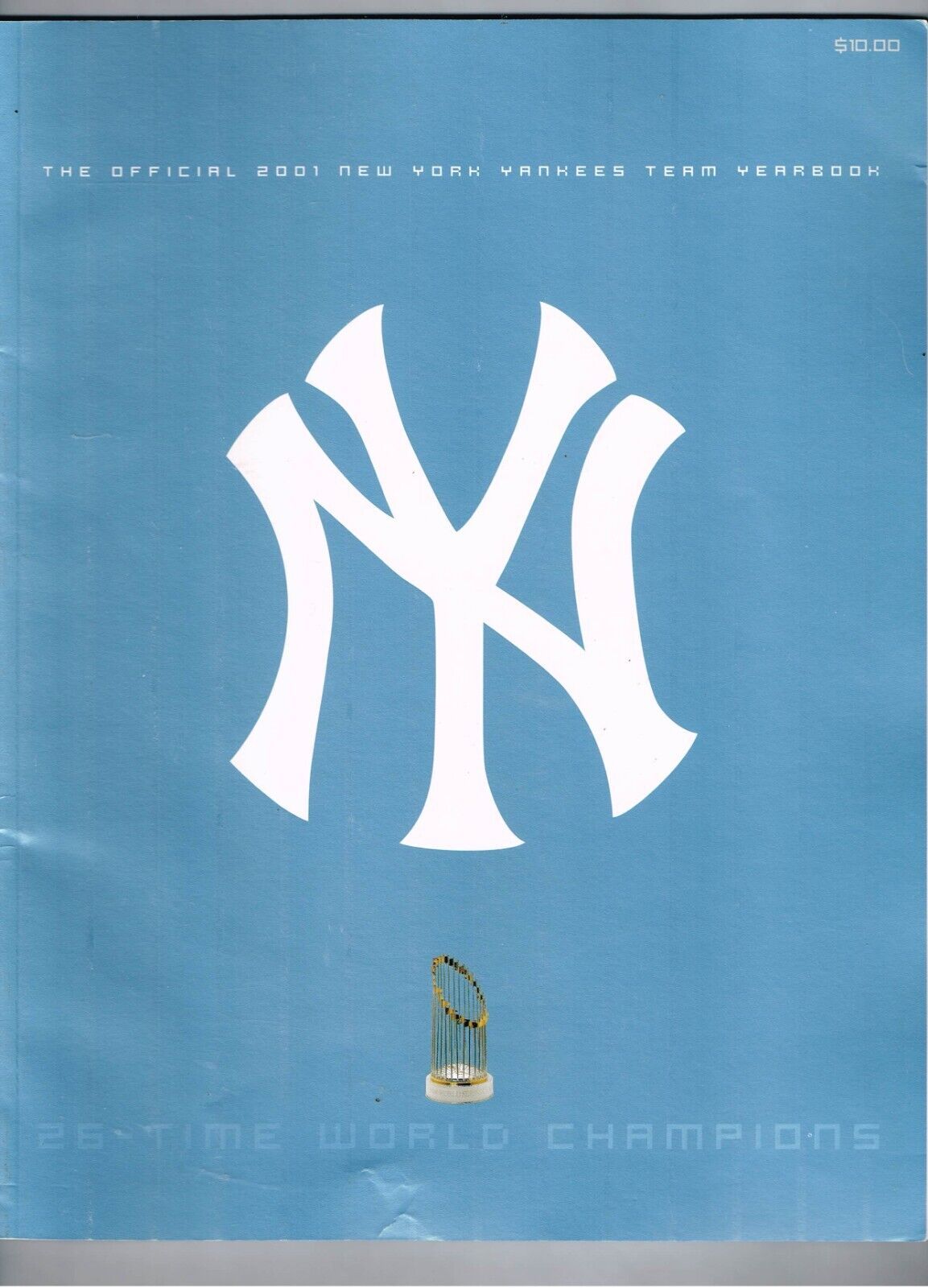 Primary image for 2001 MLB New York Yankees Yearbook Baseball Yankee Stadium Jeter Williams