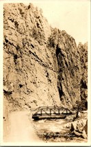 Vtg Cartolina RPPC 1920s Estes Park Colorado Co Grande Thompson Canyon Ponte Unp - £9.74 GBP