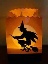 Hallmark Hauntington cackling witch luminary lighted talking Halloween decor - £15.97 GBP