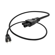 UNC Group PWCD-515PC5-10A-01F-BLK POWER CORD 5/15P TO C5 10AMP BLACK, 1FT - $25.41