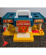 Vintage 1986 Fisher-Price Little People Little Mart Gas Station Car Wash - $24.74