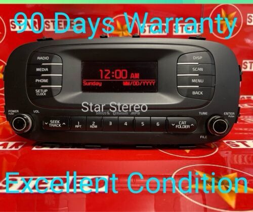 OEM 2014 2015 2016 KIA SOUL AM/FM/CD/MP3/SAT RADIO 96170B2090CA KI125BU - $49.09