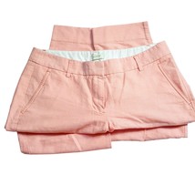 J.Crew Ankle Pants Crop Pink Chino Cotton Size 4 - $23.52