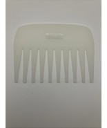 Vintage Clinique Detangling Comb, Hair Pick, Frosty White, Silver Letters - $32.49 CAD