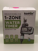Rainpoint 1-Zone Water Timer Model ITV105 Water Saving Outdoor 3/4" Hose... - $22.54