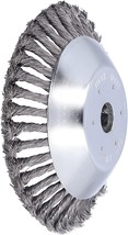 Twisted Wire Wheel, Stainless Steel Grass Weed Brush Cutting Head Performance - £32.99 GBP