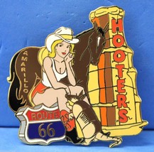Hooters Sexy Cowgirl Amarillo Texas Route 66 Horse Girl Oil Stack Pin - £15.71 GBP