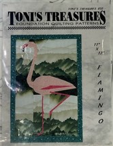 Toni&#39;s Treasures Quilting Patterns Flamingo, 11&quot;x17&quot; Wall Quilt - £11.98 GBP