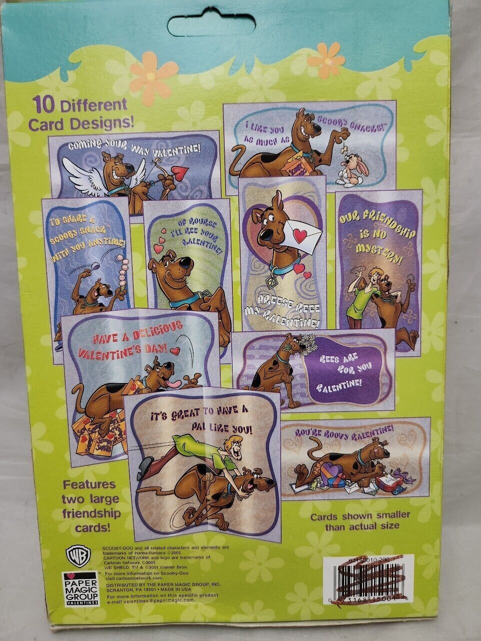 Vintage 30 Scooby Doo Dog Valentines Day Cards Cartoon Network Shiny ...