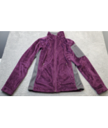 Columbia Track Jacket Women Small Purple Fleece Interchange Long Sleeve ... - $34.97 CAD