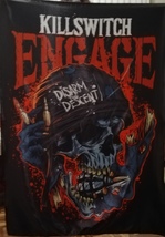 KILLSWITCH ENGAGE Disarm the Descent FLAG CLOTH POSTER CD Metalcore - $20.00