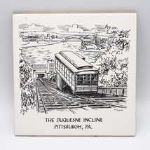 Ceramic Tile Pittsburgh Duquesne Incline - £19.46 GBP