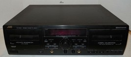 JVC TD-W354 Dual Deck Cassette Tape Player/Recorder Dubbing Dolby (Black) - $95.11